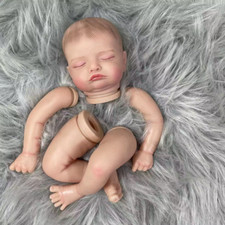 Painted vinyl reborn doll - vinyl,