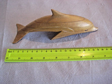 wooden dolphin ornament