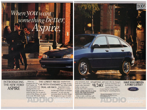 1994 ford aspire 90s - ford, '90s