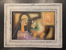 Persian Enamel Painting on