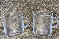 NESPRESSO Vertuo Glass Coffee Mug cups  : Set Of 2