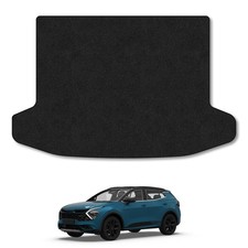 Kia Sportage [Petrol/Diesel - Upper Boot - No Subwoofer] (2021+) Black Boot Mat