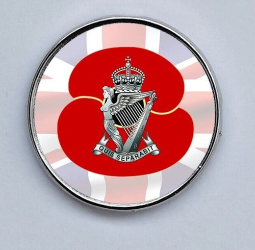 Royal irish rifles poppi lapel - rifles,