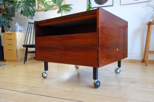 Rosewood bar cart - bar, arne