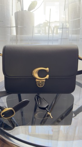 Coach black leather - black, shoulder