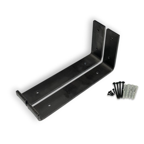 Rustic shelf brackets - shelf,