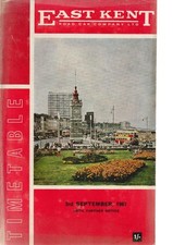 EAST KENT BUS TIMETABLE BOOK
