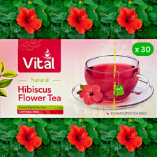 Vital hibiscus tea bags - tea,