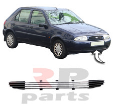 FOR FORD FIESTA 1995-1999 NEW FRONT BUMPER LOWER CENTER GRILLE BLACK 1048014