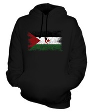 WESTERN SAHARA DISTRESSED FLAG