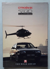 Citroen BX TZD Turbo Brochure 1990