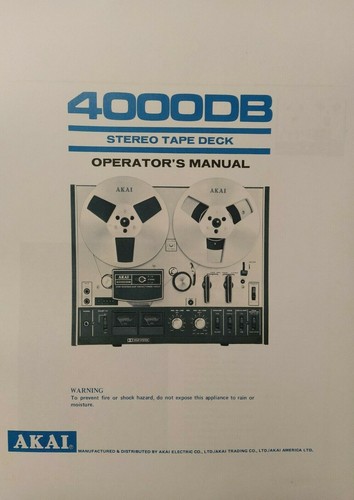 Akai 4000db reel to - 4000db,