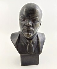Vintage Metal Lenin Bust -
