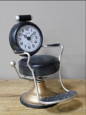 Barbers chair clock - barbers,