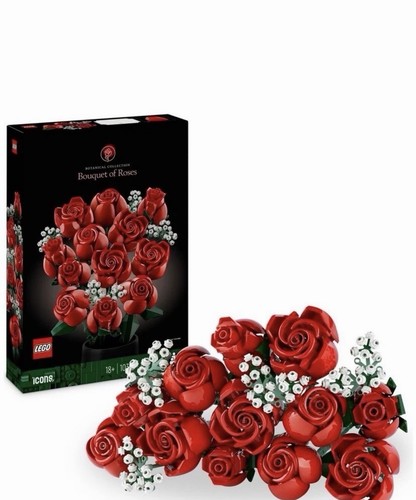 Lego red roses botanicals - lego,