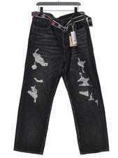 Evisu Men's Jeans W 38 in Black 100% Cotton Straight