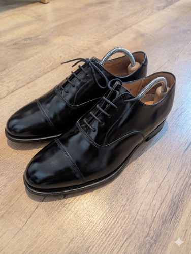 Grenson black leather oxford - grenson,