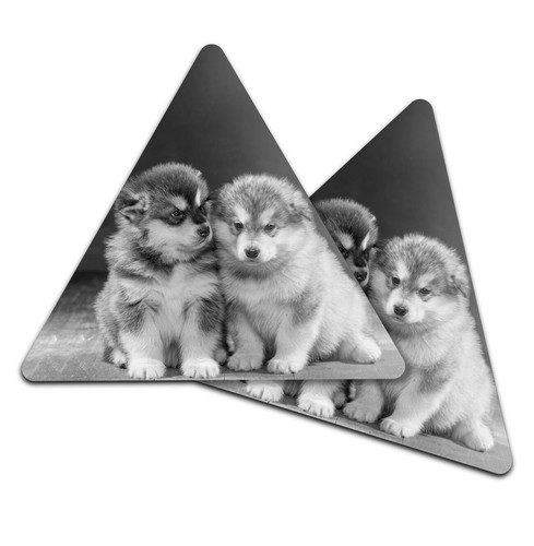 Triangle coaster bw - triangle,