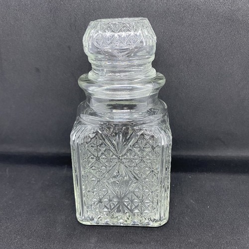 Vintage clear pressed glass - vintage,