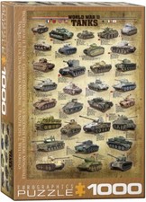 World War 2 Tanks 1000 Piece