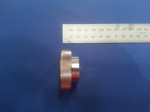 Thumb nut m10 thread through - thumb,