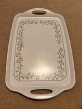 Eternal Beau Melamine Serving Tray 19 x 12 Inches Made In England Vintage.