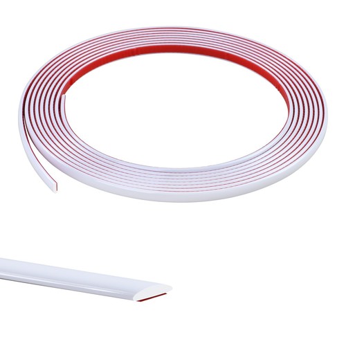 White flexible moulding - white,