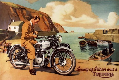 Vintage 1950 triumph t100 - ,