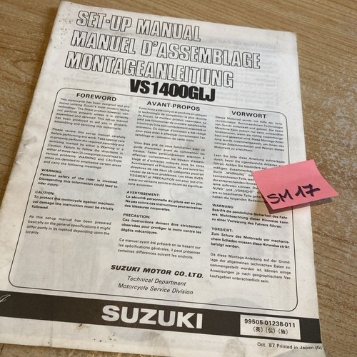 Suzuki vs1400gj 1988 vs1400 - 1988,