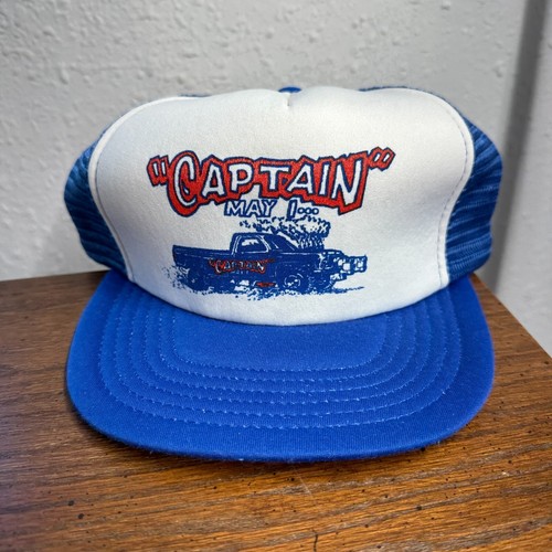 Vintage captain hat cap - captain, mens