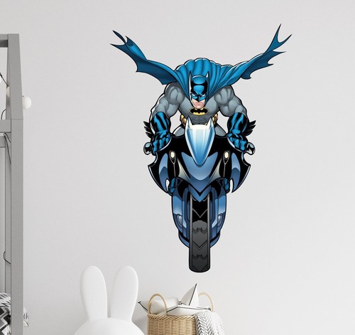 Batman bike superhero decal - on,
