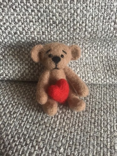 Needle felted ooak jointed - felted,