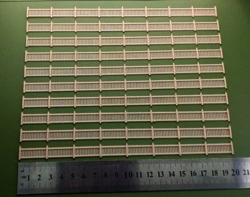 Gauge fences pieces scale - fences, 10