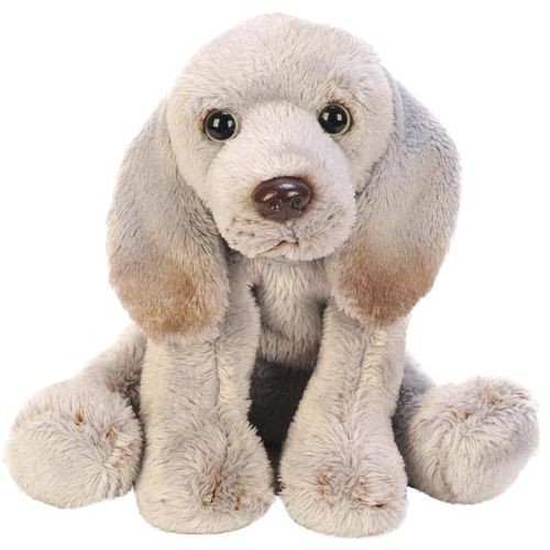 Sitting weimaraner plush - sitting, soft
