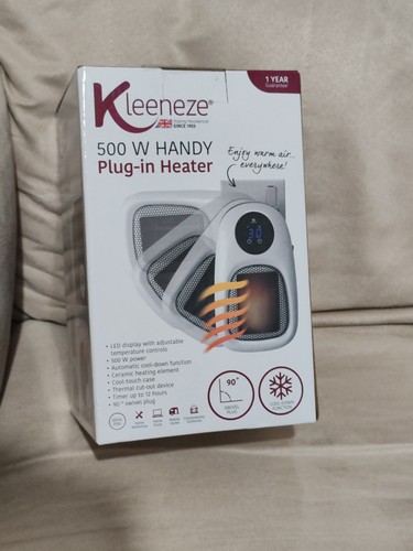 Plug heater 500w with led - in,