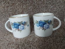 Royal Albert Moonlight Rose Mug X 2