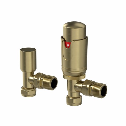 Radilux angled brushed brass - brushed,