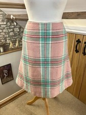 Boden Pink Wool Tartan Check