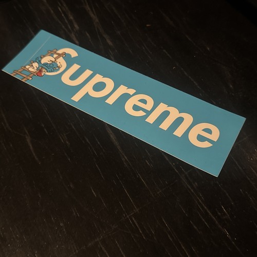 Supreme smurf box logo - supreme, x