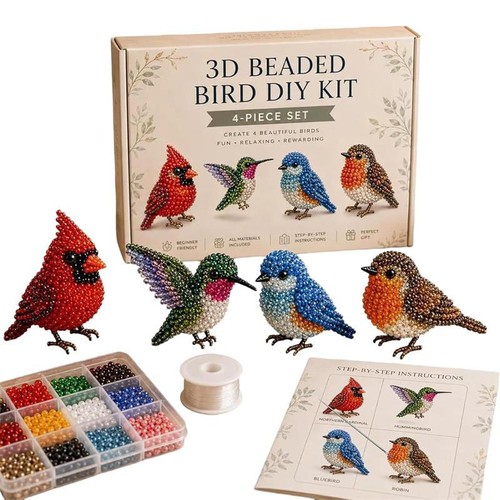 Diy animal bead embroidery - diy,