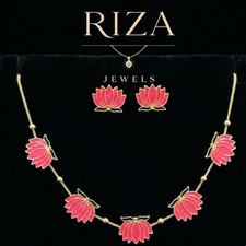 Lotus Design Jewellery Set