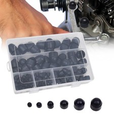 145x Plastic Hex Bolt Nut Cap