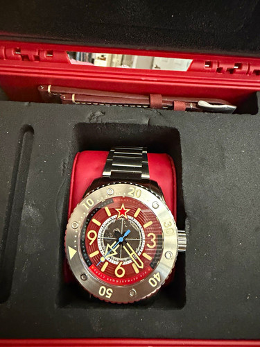 Cccp men diver analog watch - men's,