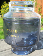 Tom Dixon Elements Large  Blue "Water" Lidded Candle Holder/Canister-22cm *NEW*