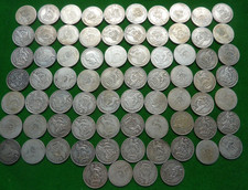 BULK LOT-  PRE 1947  SHILLINGS -  407 GMS - .500 SILVER