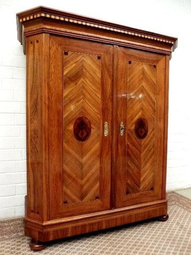 Biedermeier cabinet walnut oak