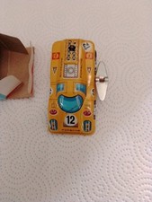 Vintage Wind Up Tin  Racing