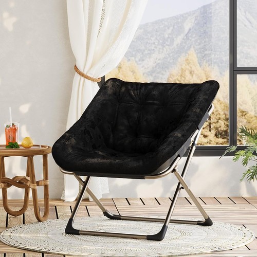 Folding comfy chair - chair, faux