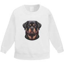'Rottweiler Dog Portrait' Kid's Sweatshirt / Sweater / Jumper (KW048893)