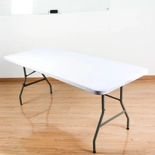 White folding table cover - table,